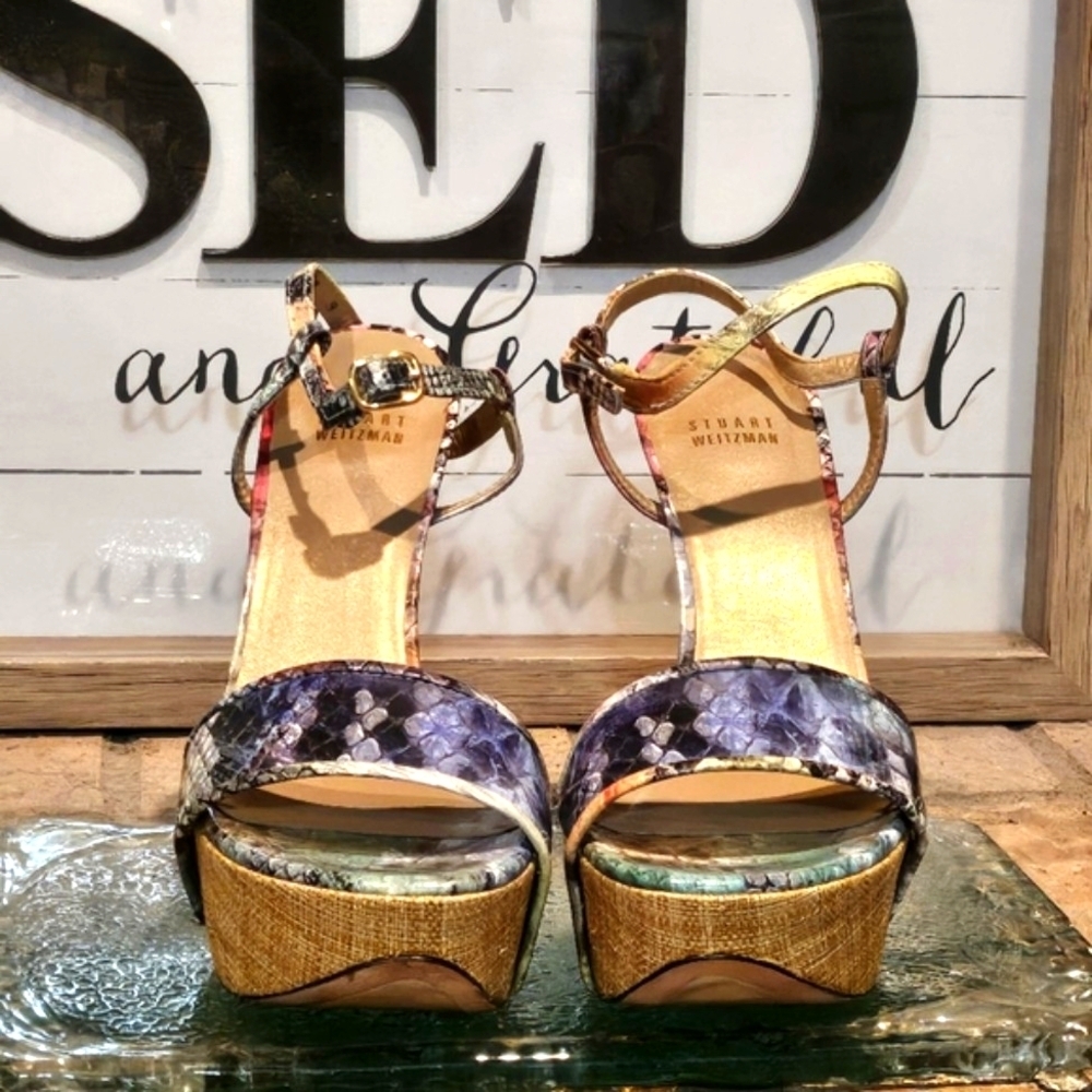 Stuart Weitzman 'Onceover' High Heel Platform San… - image 2